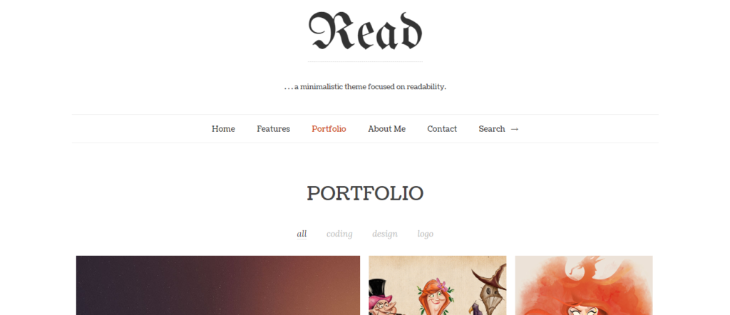 read wp theme dashboard from read wp theme's official website