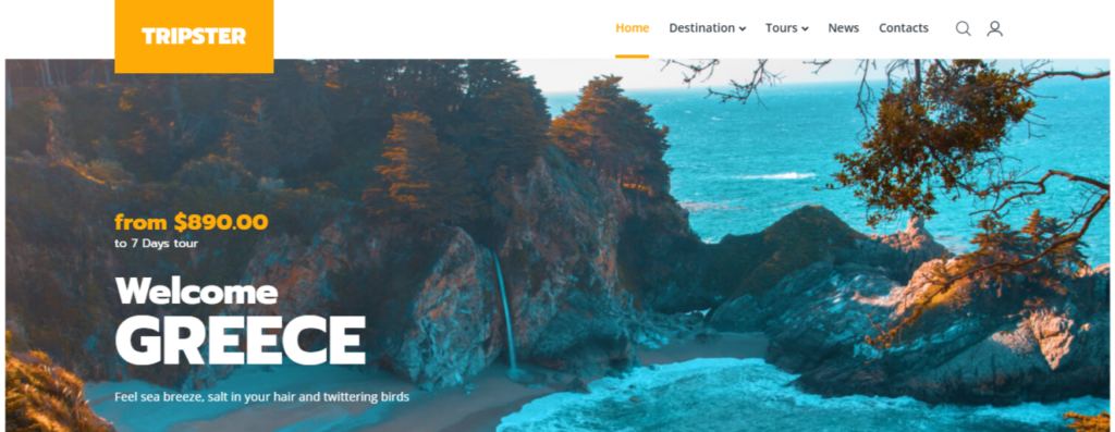 Tripster - Travel Agency Modern WordPress Elementor Theme