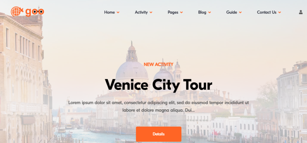 GooTravel - Tour and Travel Agency WordPress Theme